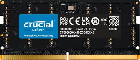 ذاكرة الوصول العشوائي الحاسمة 8 جيجابايت DDR5 4800 ميجا هرتز CL40 ذاكرة الكمبيوتر المحمول CT8G48C40S5 in Kuwait