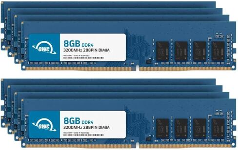 OWC 8GB DDR4 3200MHz PC4-25600 CL22 1RX8 UDIMM 1.2V 288-pin ذاكرة عشوائيّة للحاسوب المكتبي ترقية ذاكرة الوصول العشوائي للكمبيوتر in Kuwait