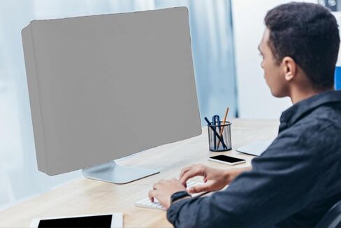 Monitor Dust Cover 26, 27, 28, 29 inch Anti-Static Dustproof Protective Cover for LCD/LED/HD Panel Case Computer Sleeve Compatible with iMac 27“, 26-29" PC, Desktop and TV (26-29 inch Black) in Kuwait