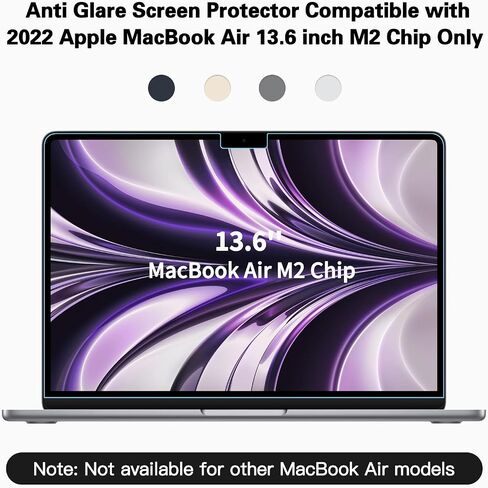 2 Pack Anti Blue Light Screen Protector Compatible with 2026 MacBook Neo 13-Inch, Eye Protection Matte Anti Glare Film for 13in Mac Neo A18 Pro Chip in Kuwait