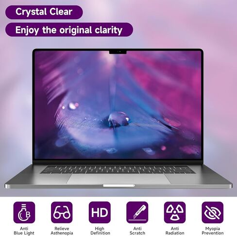 واقي شاشة مضاد للضوء الأزرق متوافق مع جهاز MacBook Neo 13 بوصة 2026، طبقة حماية للعين غير لامعة مضادة للوهج لشريحة Mac Neo A18 Pro مقاس 13 بوصة in Kuwait