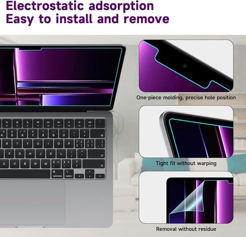 واقي شاشة مضاد للضوء الأزرق متوافق مع جهاز MacBook Neo 13 بوصة 2026، طبقة حماية للعين غير لامعة مضادة للوهج لشريحة Mac Neo A18 Pro مقاس 13 بوصة in Kuwait