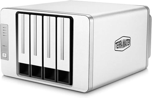 TERRAMASTER D4-300 USB 3.1 (Gen1) حاوية محرك أقراص صلبة خارجي للتخزين من النوع C قابلة للتبديل السريع (بدون قرص) in Kuwait