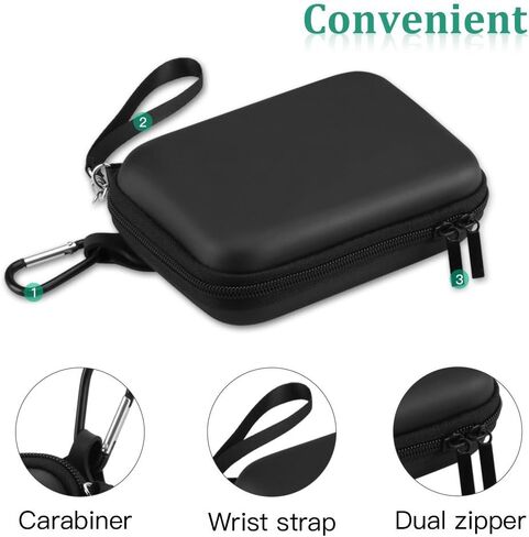 حافظة محرك الأقراص الصلبة AGPTEK EVA المقاومة للماء لـ RAVPower FileHub Western Digital WD Elements My Passport Canvio Basics Seagate Backup Plus Slim 1TB 2TB USB 3.0، محمولة 2.5 بوصة حقيبة سفر للقرص الصلب الخارجي in Saudi Arabia