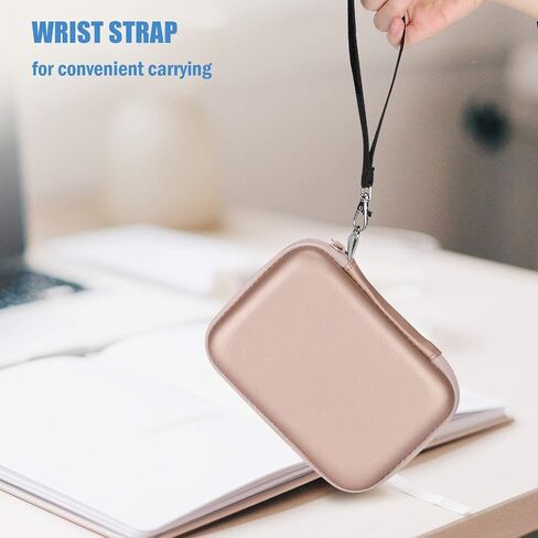 ProCase External Hard Drive Travel Case for 2.5" HDD/SSD -Black | Fits Seagate Portable, Samsung T9, WD Elements, My Passport, Toshiba Canvio Basics, 1TB-5TB Drives, USB 3.0 HDD/SSD Storage in Kuwait