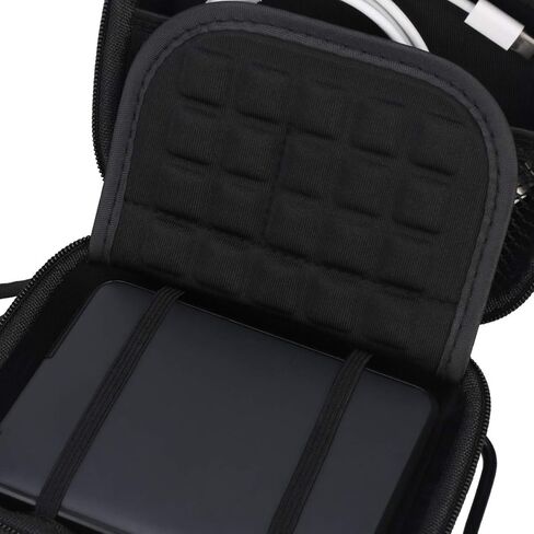 حقيبة حمل القرص الصلب Lacdo لجهاز Seagate Portable Seagate One Touch Seagate Backup Plus Ultra Touch 1 تيرابايت 2 تيرابايت 3 تيرابايت 4 تيرابايت 5 تيرابايت محرك الأقراص الصلبة الخارجي المحمول USB 3.0 2.5 بوصة HDD حقيبة سفر مقاومة للصدمات، أسود in Saudi Arabia