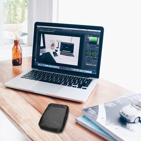 Hard Drive Bag 2.5'' Hard Drive Carrying Case Storage Organizer Multi-Purpose Universal Carry Pouch Compatible with Western Digital WD Elements Seagate Etc in Kuwait