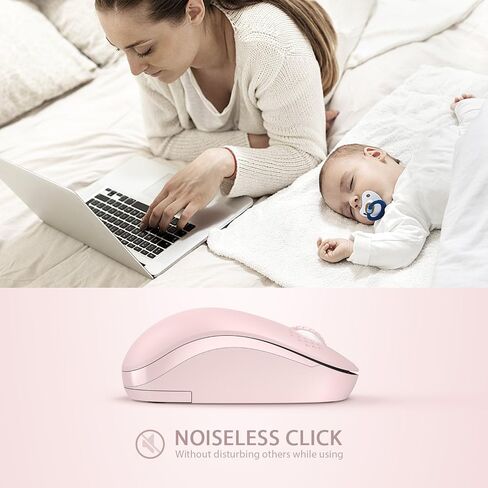 seenda Wireless Mouse for Laptop, 2.4G Noiseless Computer Mouse,Mint Green in Saudi Arabia