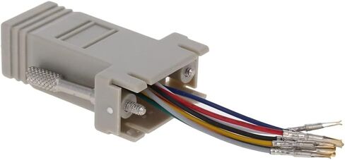 Heyiarbeit 9-pin 2-Row DB9 VGA Gender Changer Female to Female Mini Gender Changer Coupler Adapter Connector for Serial Applications Blue 5pcs in Kuwait