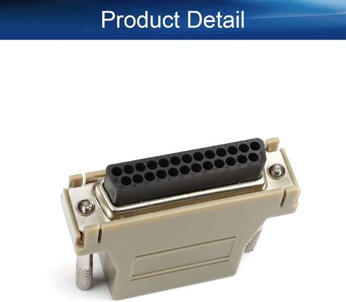 Heyiarbeit 25-pin 2-Row D-SUB VGA Gender Changer DB25 Male to Female Mini Gender Changer Coupler Adapter Connector for Serial Applications Blue 1pcs in Kuwait