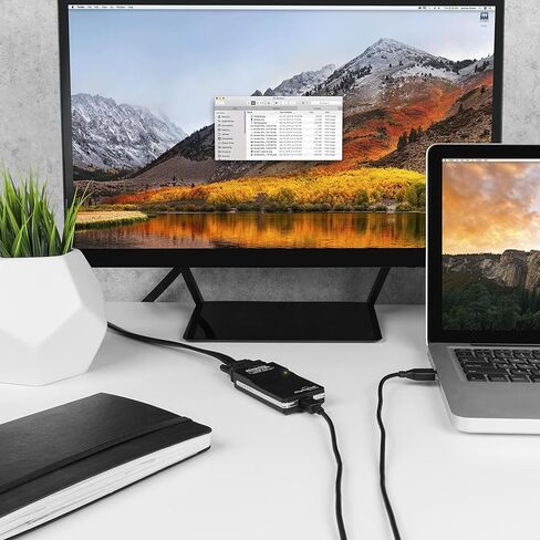 Plugable USB 2.0 to DVI, VGA, or HDMI Video Graphics Adapter for Multiple Monitors up to 1920x1080 Supports Windows 11, 10, 8.1, 7, XP, Mac, and ChromeOS in Kuwait