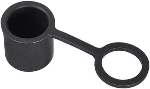 uxcell 20pcs BNC Silicone Protectors Cap Port Cover Anti Dust Black in Saudi Arabia