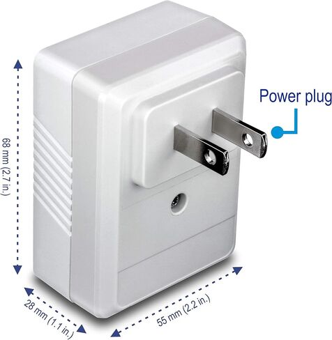 TRENDnet Powerline 500 AV Nano Adapter, TPL-406E, Includes 1 x TPL-406E Adapter, Cross Compatible with Powerline 600/500/200,Windows 10, 8.1, 8, 7, Vista, XP, Ethernet Port, Plug & Play Install White in Saudi Arabia