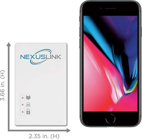 NexusLink G.hn Powerline Ethernet Adapter | Single Unit I 1200 Mbps | Gigabit Port, Power Saving, Home Network Expander with Stable Ethernet Connection | Single Device (GPL-1200) I Need 2 Units in Kuwait
