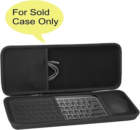 co2CREA Hard Case for Logitech MX Keys S/Keys Advanced Keyboard | Portable Travel Storage Box, Protective EVA Carrying Bag with Shockproof Foam Cushion and Handle in Kuwait