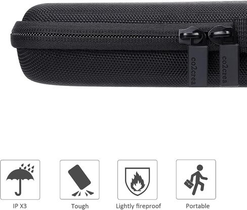 co2CREA Hard Case for Logitech MX Keys S/Keys Advanced Keyboard | Portable Travel Storage Box, Protective EVA Carrying Bag with Shockproof Foam Cushion and Handle in Kuwait