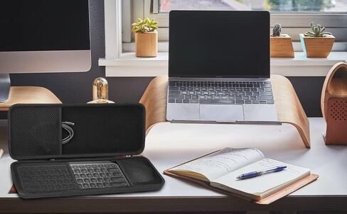 co2CREA Hard Case for Logitech MX Keys S/Keys Advanced Keyboard | Portable Travel Storage Box, Protective EVA Carrying Bag with Shockproof Foam Cushion and Handle in Kuwait