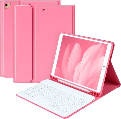BQSS for iPad 9th/8th/7th Generation Case with Keyboard 10.2 Inch, Black in Kuwait
