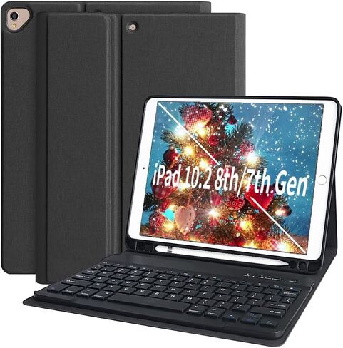 KBCASE Keyboard Case for iPad 9th/8th/7th Generation, Light Blue in Kuwait