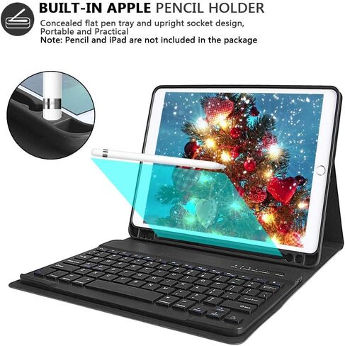 KBCASE Keyboard Case for iPad 9th/8th/7th Generation, Light Blue in Kuwait