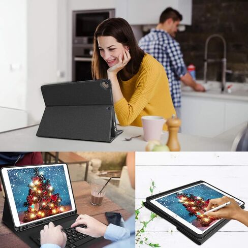 KBCASE Keyboard Case for iPad 9th/8th/7th Generation, Light Blue in Kuwait