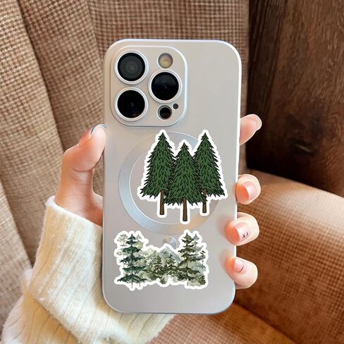 100 قطعة من ملصقات الغابات | أشجار الغابات الحيوانات للماء الفينيل الشارات لزجاجات المياه دراجة ثلاجة الأمتعة الكمبيوتر الهاتف المحمول سكيت الدراجة ديكور الكمبيوتر المحمول in Kuwait