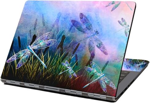 Laptop Skin Sticker Decal,12" 13" 13.3" 14" 15" 15.4" 15.6 inch Personalized Laptop Vinyl Skin Sticker Cover Art Decal Universal Protector Notebook PC Cover Case (Beautiful Floral) in Kuwait