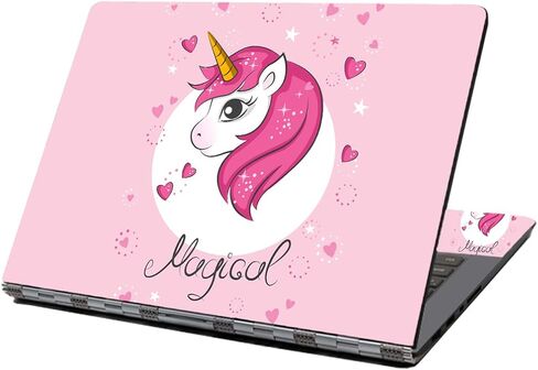 Laptop Skin Sticker Decal,12" 13" 13.3" 14" 15" 15.4" 15.6 inch Personalized Laptop Vinyl Skin Sticker Cover Art Decal Universal Protector Notebook PC Cover Case (Beautiful Floral) in Kuwait