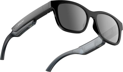 LeMuna Smart Glasses, Bluetooth Audio Sunglasses, Open Ear Glasses Clear Quality Call & Music, Comfort fit for Golf Driving Travel Fishing in Saudi Arabia