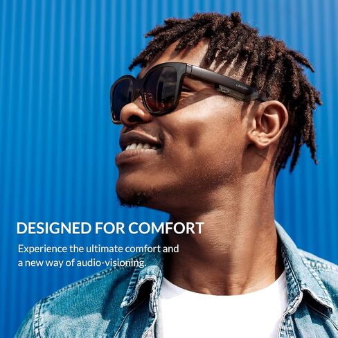 LeMuna Smart Glasses, Bluetooth Audio Sunglasses, Open Ear Glasses Clear Quality Call & Music, Comfort fit for Golf Driving Travel Fishing in Saudi Arabia