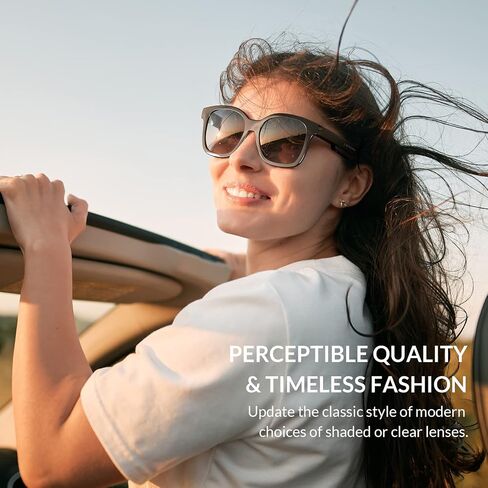 LeMuna Smart Glasses, Bluetooth Audio Sunglasses, Open Ear Glasses Clear Quality Call & Music, Comfort fit for Golf Driving Travel Fishing in Saudi Arabia