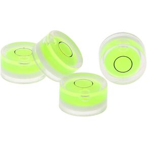 XISAOK 4Pieces/Bag 12x6MM Turntable Player Leveler LP Vinyl Record Spirit Bubble Degree Tonearms Set-up Level for Phono Cartridge Needle CD Accessories Levelers Green in Kuwait