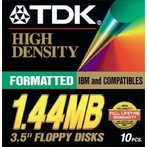TDK Floppy Disk 1.44 MB - 1.44MB (Native) in Kuwait
