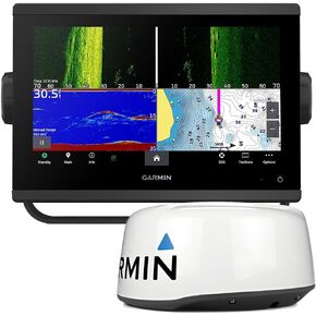 Garmin 010-02366-80 GPSMAP 943xsv مع GMR 18 HD+ Radome - 9 بوصة، Navionics، SideVü، ClearVü وTraditional Chirp in Saudi Arabia