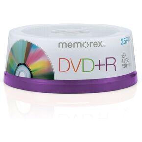 Memorex DVD+R 16x 4.7GB 25 Pack Spindle in Kuwait
