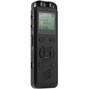 مسجل صوت رقمي 32GB للمحاضرات والاجتماعات، اجهزة تسجيل محمولة مع سماعة رأس، تشغيل، خط داخلي، قابل لاعادة الشحن بمنفذ USB in Kuwait