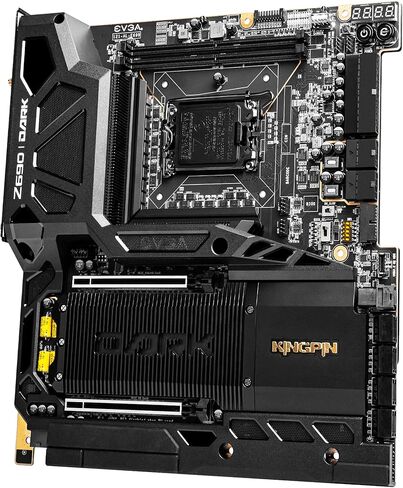 EVGA Z690 DARK K|NGP|N, 121-AL-E699-KR, LGA 1700, Intel Z690, PCIe Gen5, SATA 6Gb/s, 2.5Gb/s LAN, WiFi6E/BT5.2, USB 3.2 Gen2x2, M.2, U.2, EATX, Intel Motherboard in Saudi Arabia