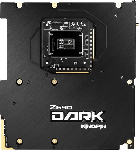 EVGA Z690 DARK K|NGP|N, 121-AL-E699-KR, LGA 1700, Intel Z690, PCIe Gen5, SATA 6Gb/s, 2.5Gb/s LAN, WiFi6E/BT5.2, USB 3.2 Gen2x2, M.2, U.2, EATX, Intel Motherboard in Saudi Arabia