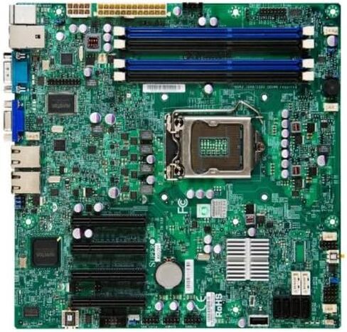 Supermicro X9SCM-F-B LGA1155/ Intel C204 PCH/ DDR3/ SATA3/ V&2GbE/ MATX Server Motherboard in Saudi Arabia