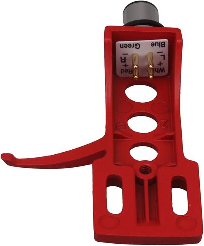 غطاء رأس Mxfans Red Phonograph Cartridge Head H-4 مع 4 أسلاك in Saudi Arabia
