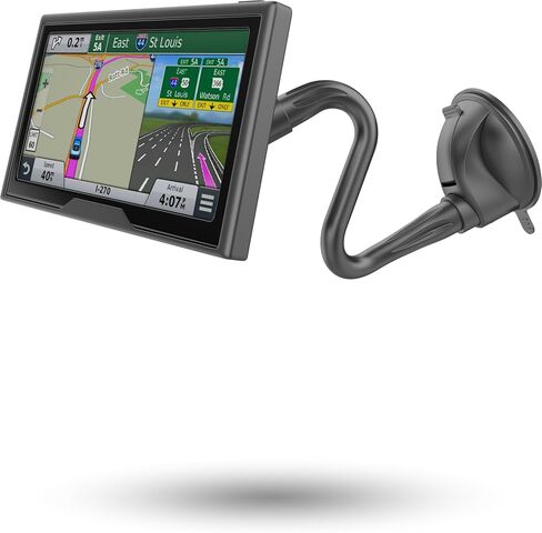 Aoxuantec for Garmin GPS Car Mount Upgraded [Adjutable Long Arm] Replacement Suction Cup Holder Dashboard Windshield Mount Compatible with Garmin Nuvi RV Dezl Drive Drivesmart Driveassist DriveLuxe in Kuwait