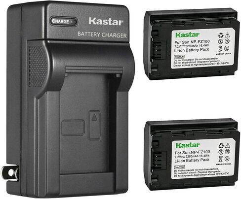 Kastar AC Wall Battery Charger Replacement for Sony Alpha A7 III α7III, Sony Alpha A7C α7C, Sony Alpha ILCE-7M3, Sony Alpha ILCE-7M3K, Sony Alpha A7R III α7R III A7R IVA A7R IV (A) a7R 4A in Kuwait