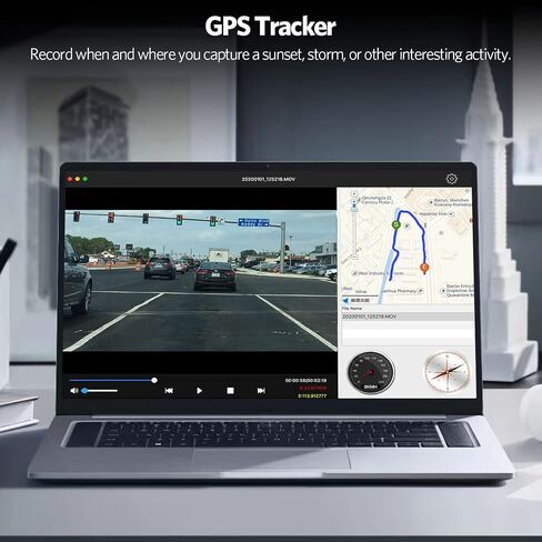 2K Front and 1080P Rear Dash Cam, Dual Dashboard Camera for Cars, 3" Display, 170° Wide Angle Video Recorder, Night Vision, WDR, Parking Mode, G-Sensor, Parking Monitor in Saudi Arabia