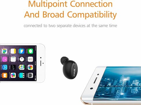 FOCUSPOWER F10 Mini Bluetooth Earbud Smallest Wireless Invisible Headphone with 6 Hour Playtime Car Headset with Mic for iPhone and Android Smart Phones(One Pcs) in Saudi Arabia