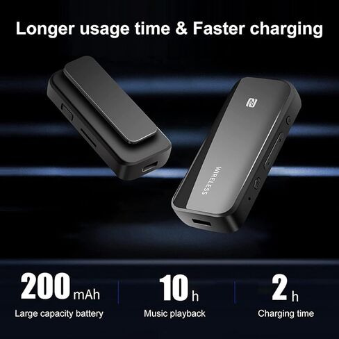 جهاز إرسال/استقبال بلوتوث 5.1 من جيفا، محول بلوتوث لاسلكي 2 في 1 مع ميكروفون، محول صوت بلوتوث 3.5 ملم للسيارة/التلفزيون/ستيريو المنزل/سماعات الرأس/مكبرات الصوت in Kuwait