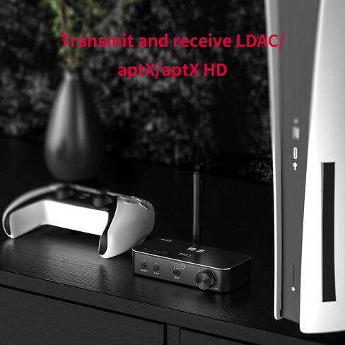 فيو جهاز استقبال بلوتوث BTA30PRO محمول ستيريو لاسلكي عالي الدقة aptX/LDAC DSD256 بصري/محوري/خط مخرج للكمبيوتر/التلفزيون/مكبر الصوت/الصوت المنزلي in Kuwait