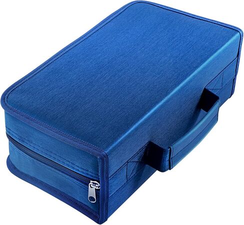 CD/DVD Case Holder, 128 Capacity CD VCD Media Wallet, Storage, Holder, Booklet, Organizer (Silver) in Kuwait