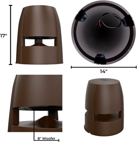 OSD 8" Omni 250W Subwoofer w/ 1x Speaker Output 360° Bronze IP66 Rated Forza 8 in Saudi Arabia