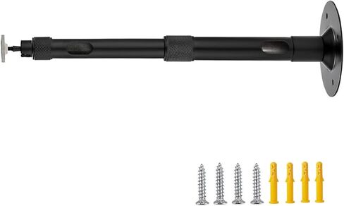 Boewill Universal Projector Mount Projector Mount حامل ثلاثي الأرجل مع ارتفاع قابل للتمديد بطول 9-15.75 بوصة / 20-40 سم دوران 360 درجة لجهاز عرض صغير وكاميرا CCTV DVR (أسود) in Kuwait