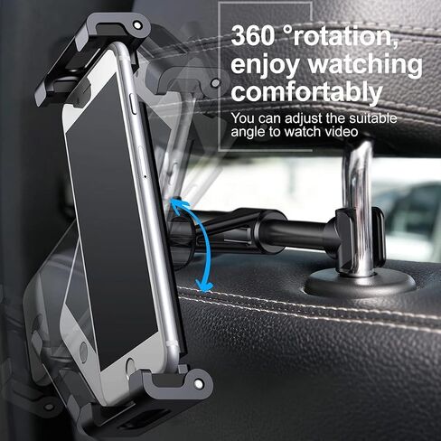 WPYYI Car Back Seat Headrest Holder for Pad Car Phone Holder Backseat Mount for Pad Tablet PC Auto Headrest Holder (Color : E) in Saudi Arabia